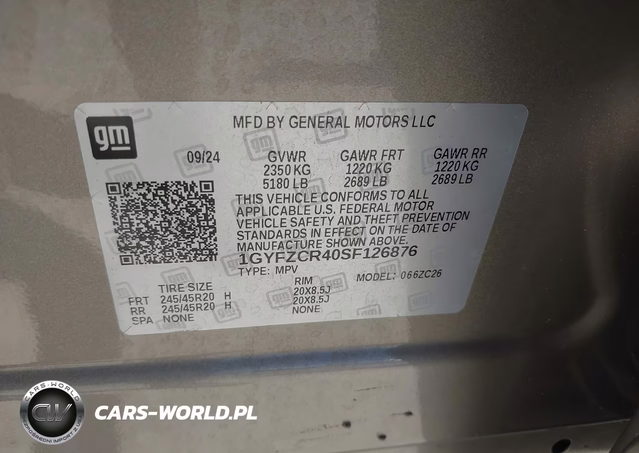2025 Cadillac Xt4 Fwd Premium Luxury VIN:1GYFZCR40SF126876 - 9