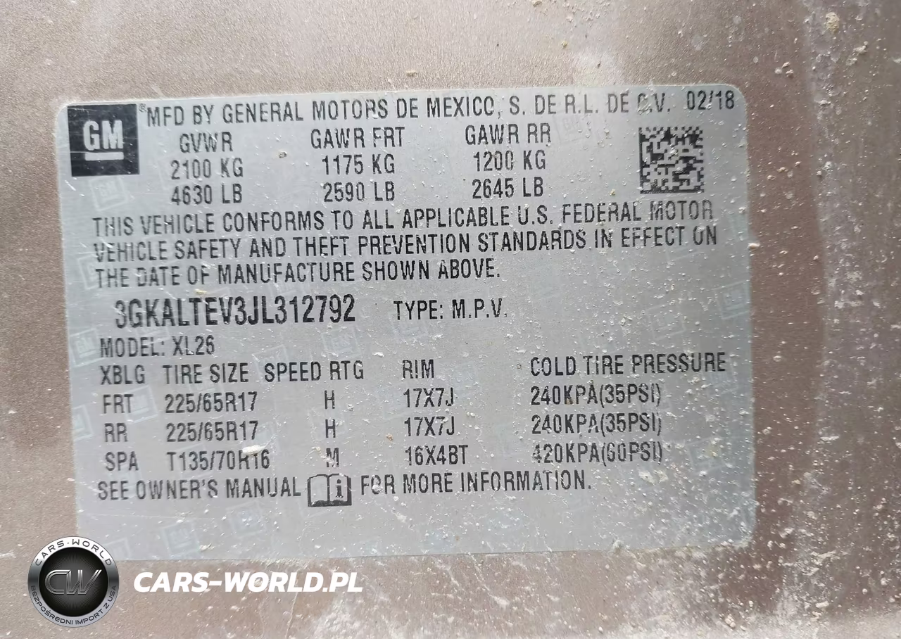 2018 GMC Terrain Sle VIN:3GKALTEV3JL312792 - 9