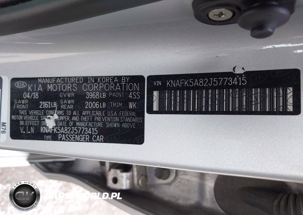 2018 Kia Forte Lx VIN:KNAFK5A82J5773415 - 9