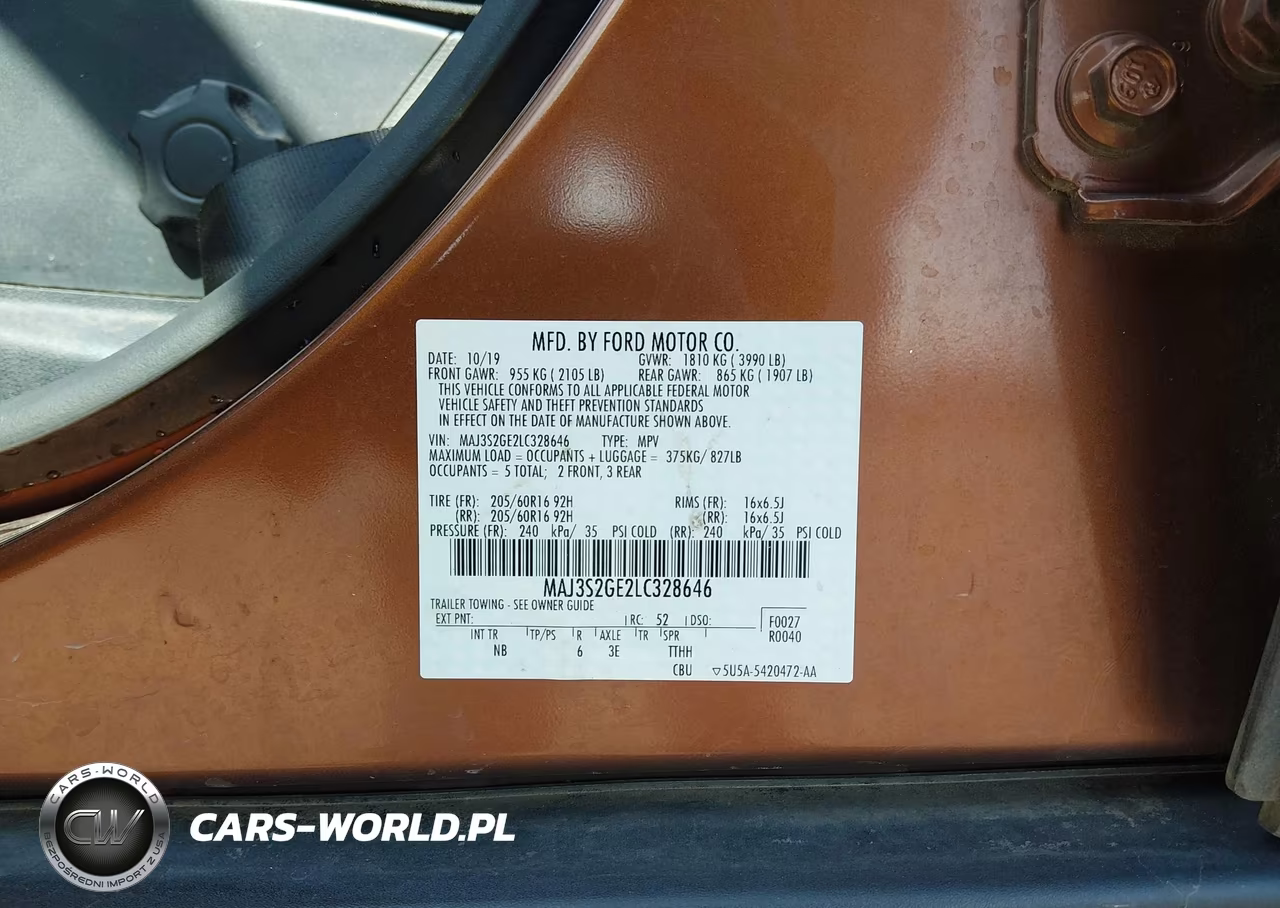 2020 Ford Ecosport Se VIN:MAJ3S2GE2LC328646 - 9