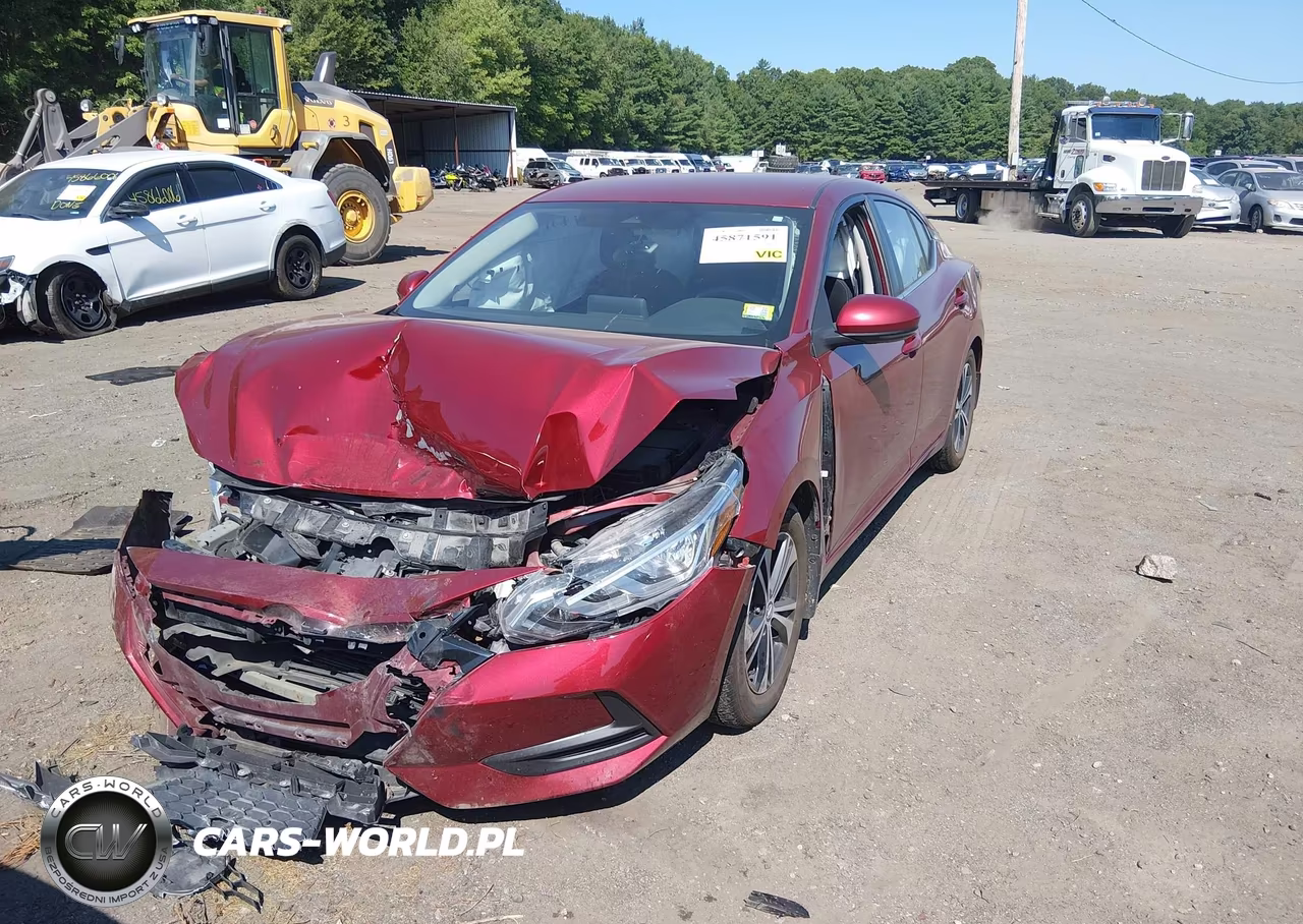 2020 Nissan Sentra Sv Xtronic Cvt VIN:3N1AB8CV2LY306019 - 2