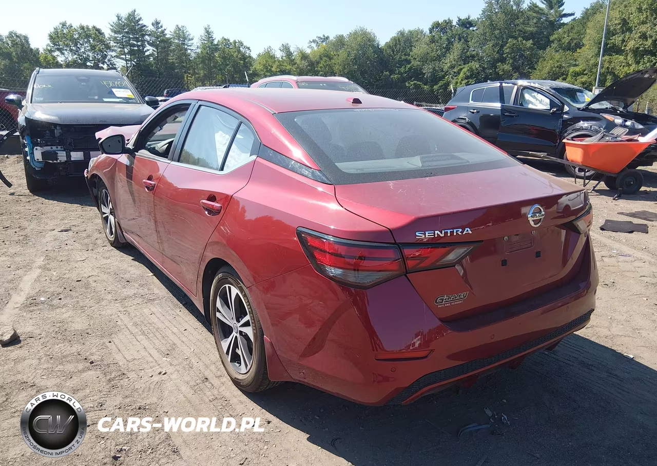 2020 Nissan Sentra Sv Xtronic Cvt VIN:3N1AB8CV2LY306019 - 3
