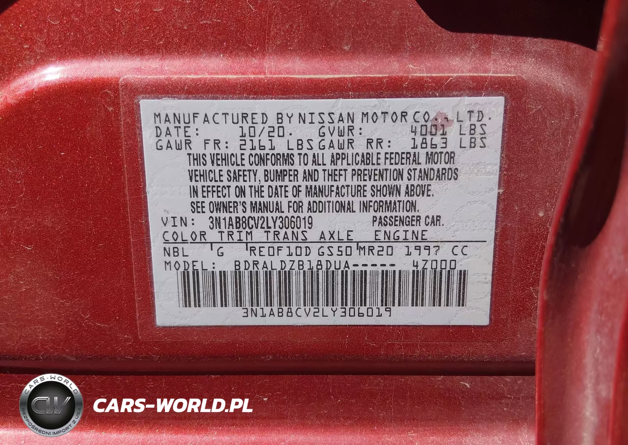 2020 Nissan Sentra Sv Xtronic Cvt VIN:3N1AB8CV2LY306019 - 9