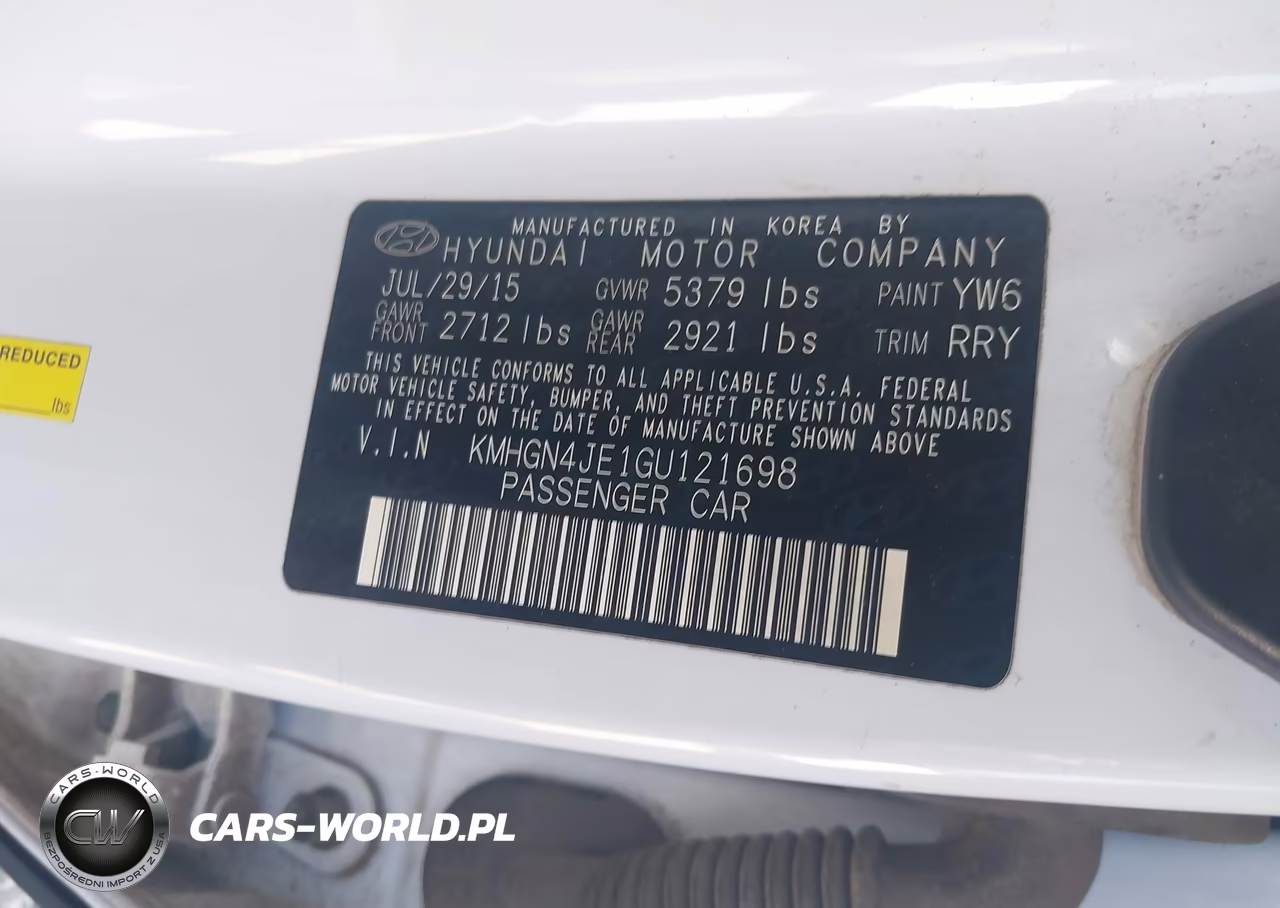 2016 Hyundai Genesis 3.8 VIN:KMHGN4JE1GU121698 - 9
