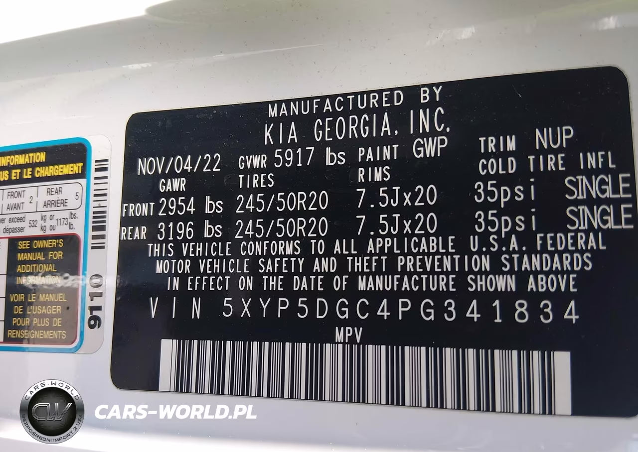 2023 Kia Telluride Sx VIN:5XYP5DGC4PG341834 - 9