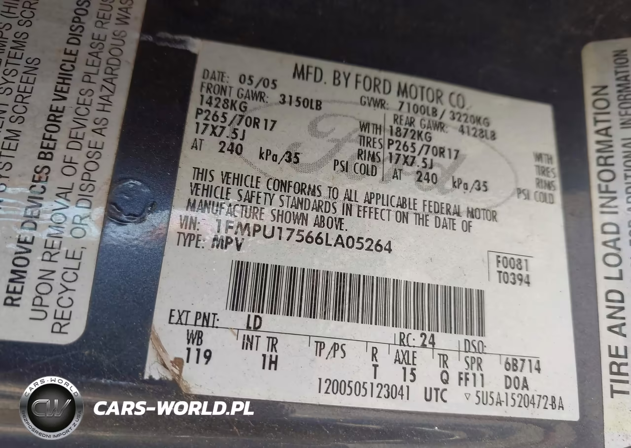 2006 Ford Expedition Eddie Bauer-King Ranch VIN:1FMPU17566LA05264 - 9