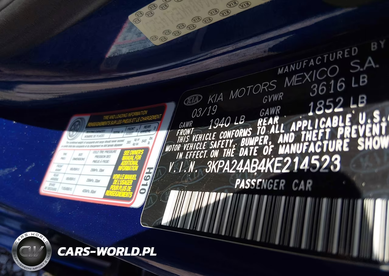 2019 Kia Rio S VIN:3KPA24AB4KE214523 - 9