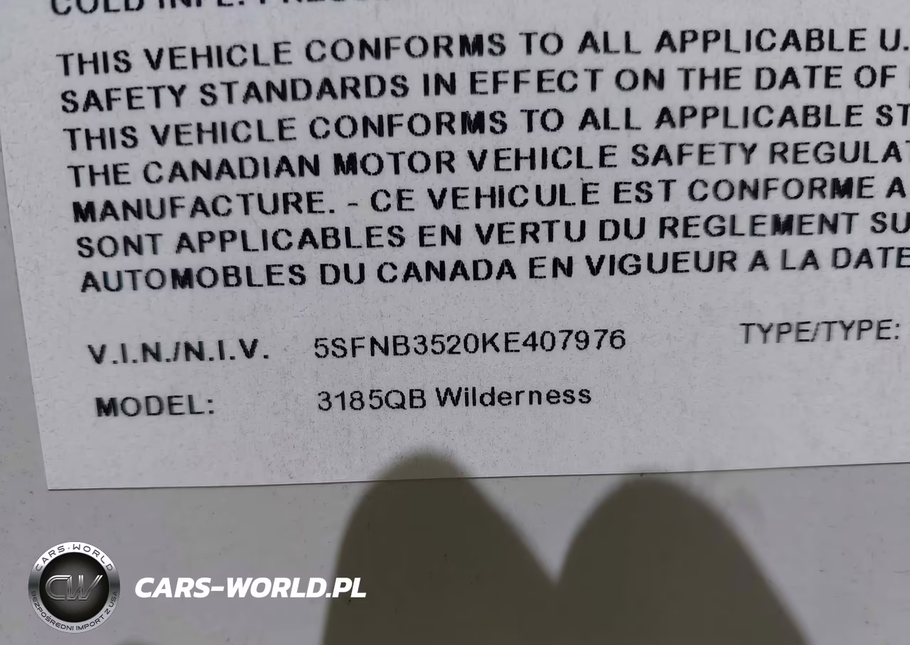 2019 Heartland Other VIN:5SFNB3520KE407976 - 9