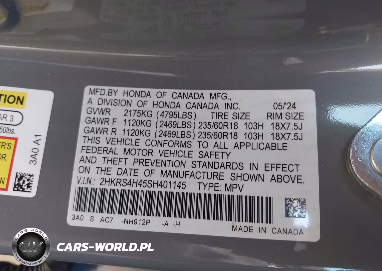 2025 Honda Cr-V Ex Awd VIN:2HKRS4H45SH401145 - 9