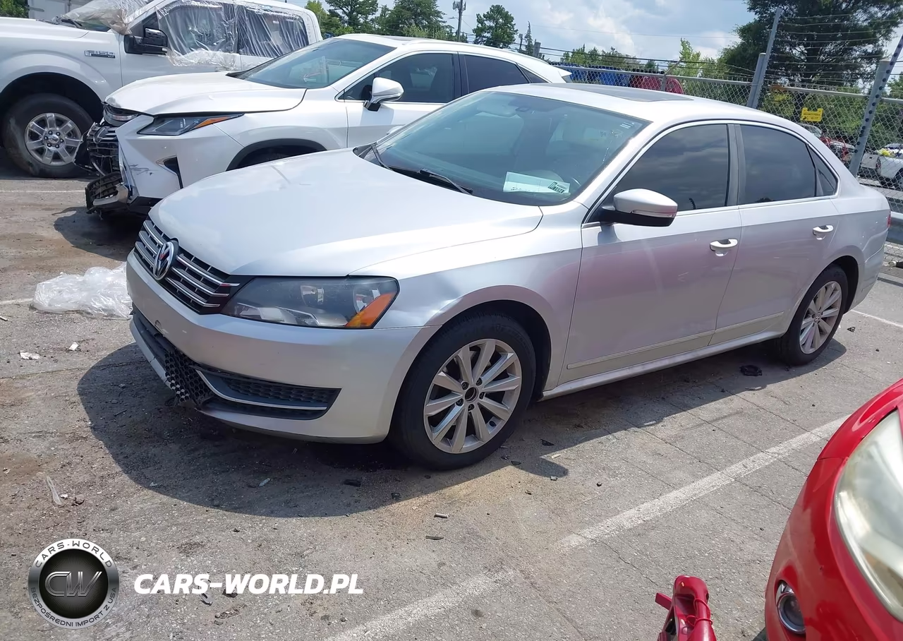 2012 Volkswagen Passat 2.5L Sel VIN:1VWCH7A38CC075942 - 2