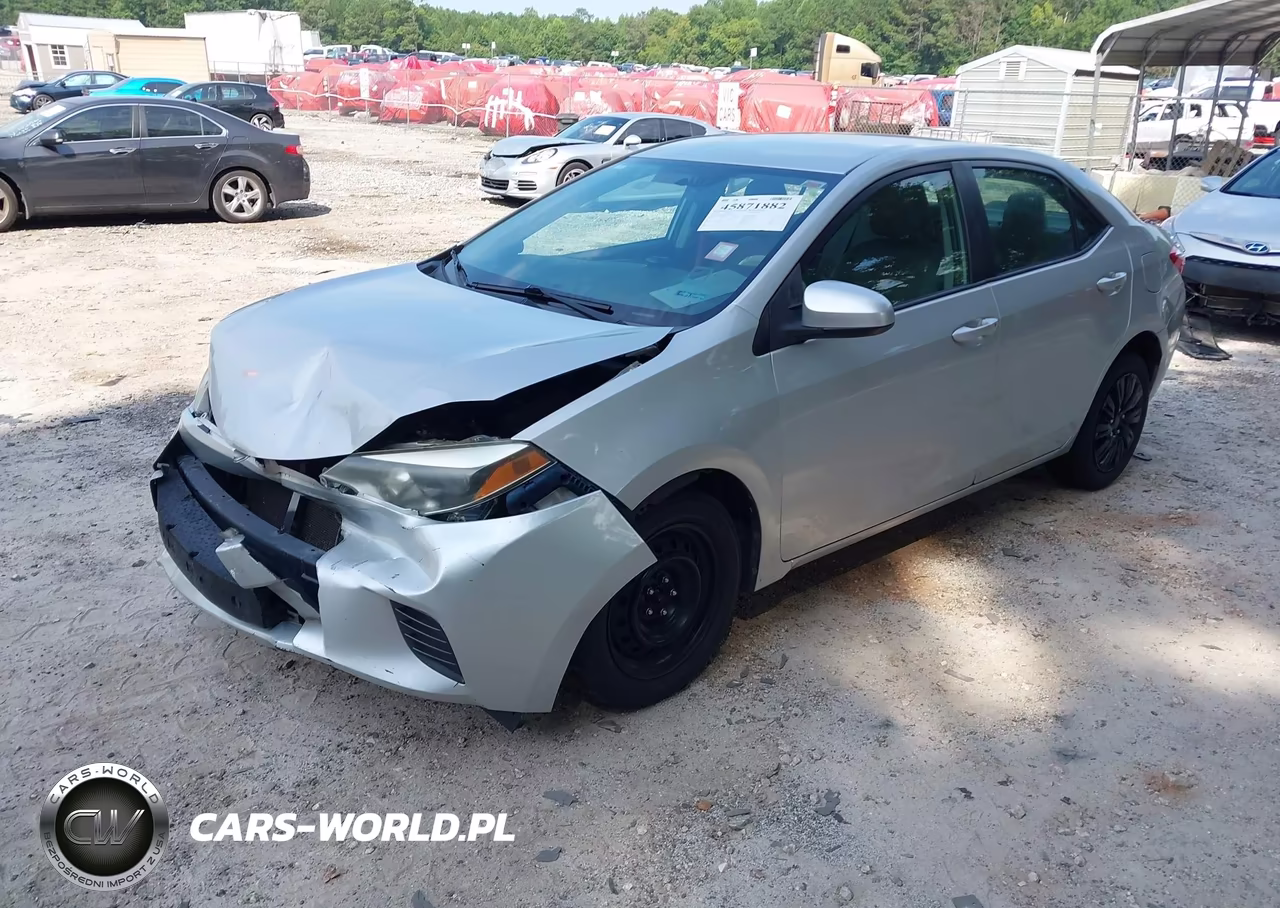 2016 Toyota Corolla Le VIN:5YFBURHE3GP426587 - 2