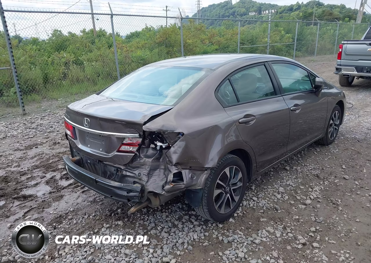 2015 Honda Civic Ex VIN:19XFB2F89FE280966 - 4