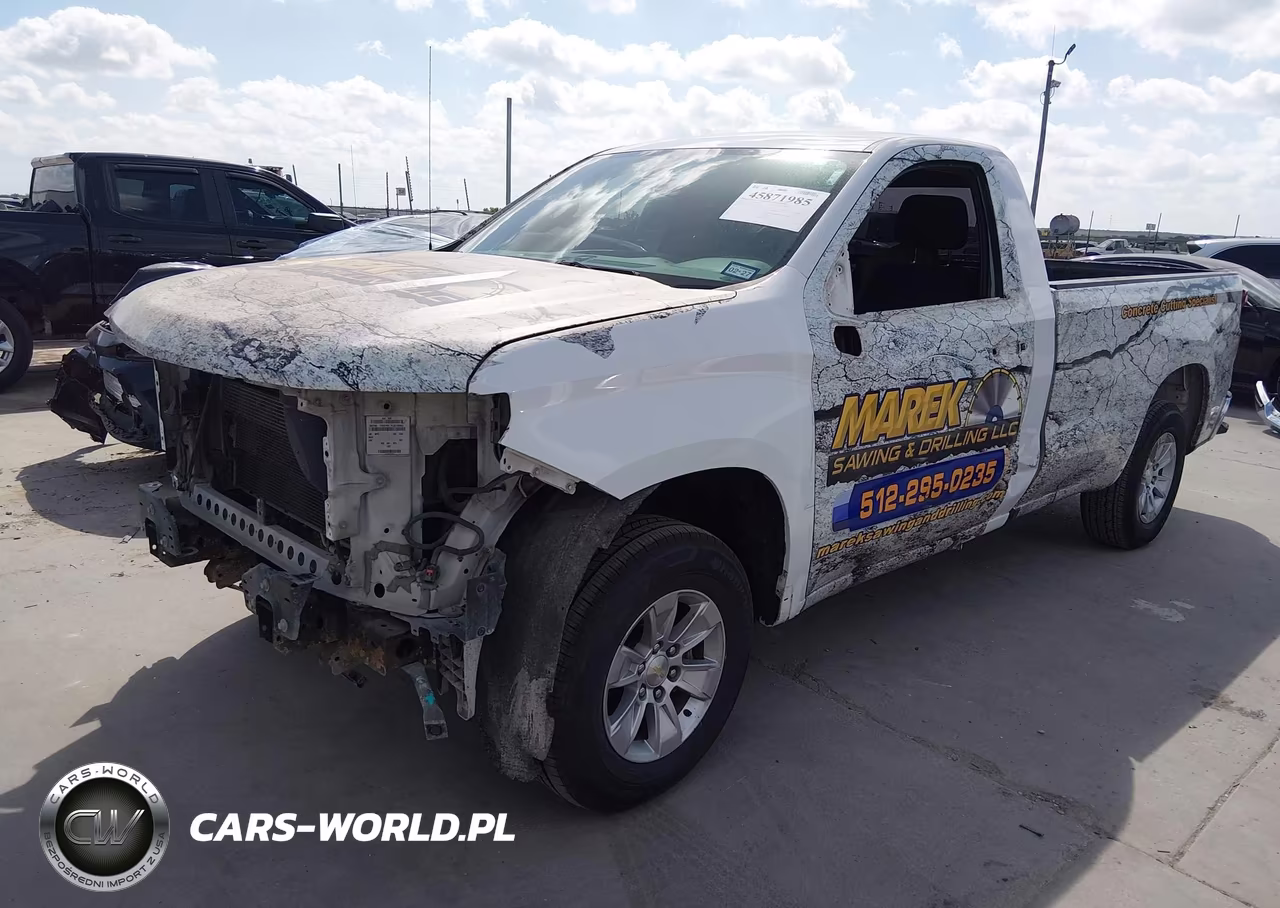 2021 Chevrolet Silverado 1500 2Wd Long Bed Wt VIN:3GCNWAEF7MG357894 - 2