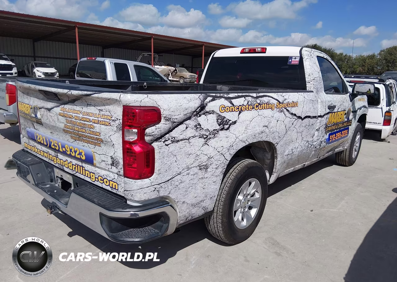2021 Chevrolet Silverado 1500 2Wd Long Bed Wt VIN:3GCNWAEF7MG357894 - 4
