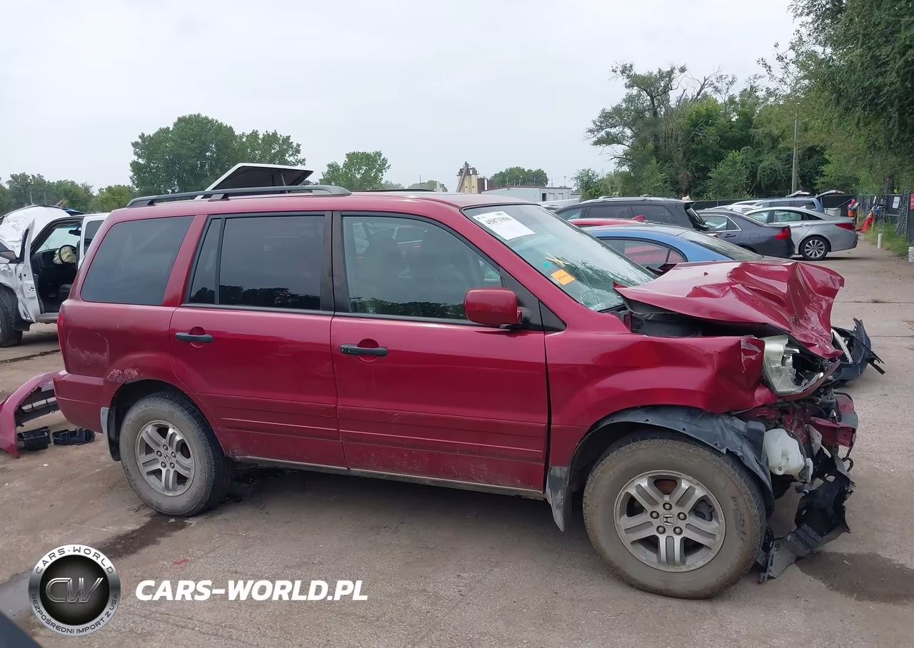 2005 Honda Pilot Ex-L VIN:2HKYF18515H557081 - 14