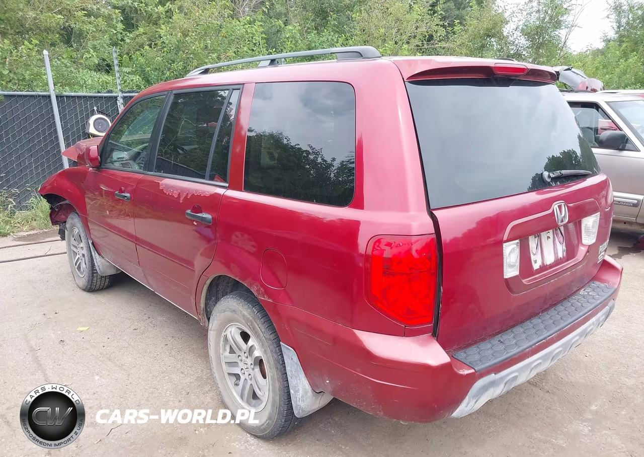 2005 Honda Pilot Ex-L VIN:2HKYF18515H557081 - 3