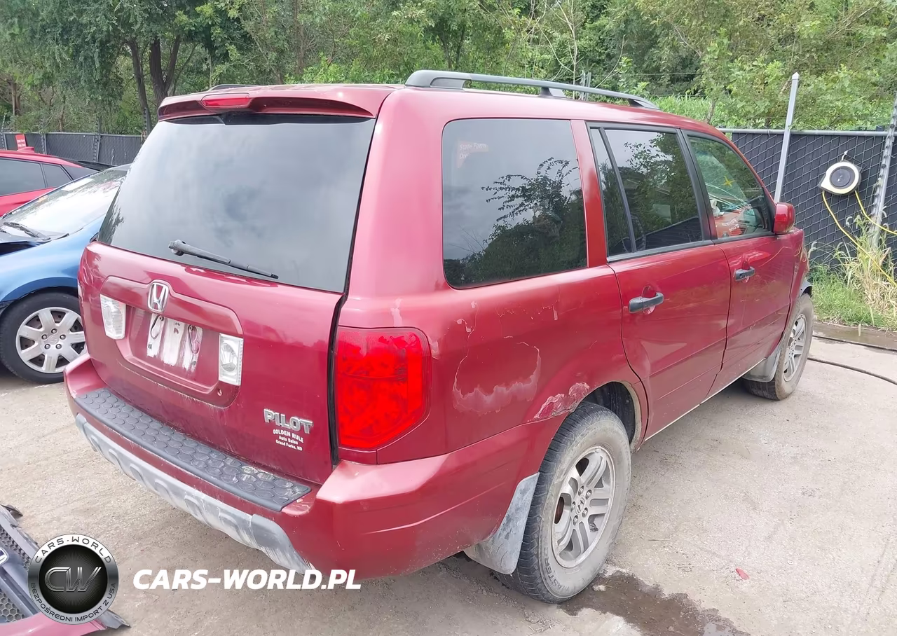 2005 Honda Pilot Ex-L VIN:2HKYF18515H557081 - 4