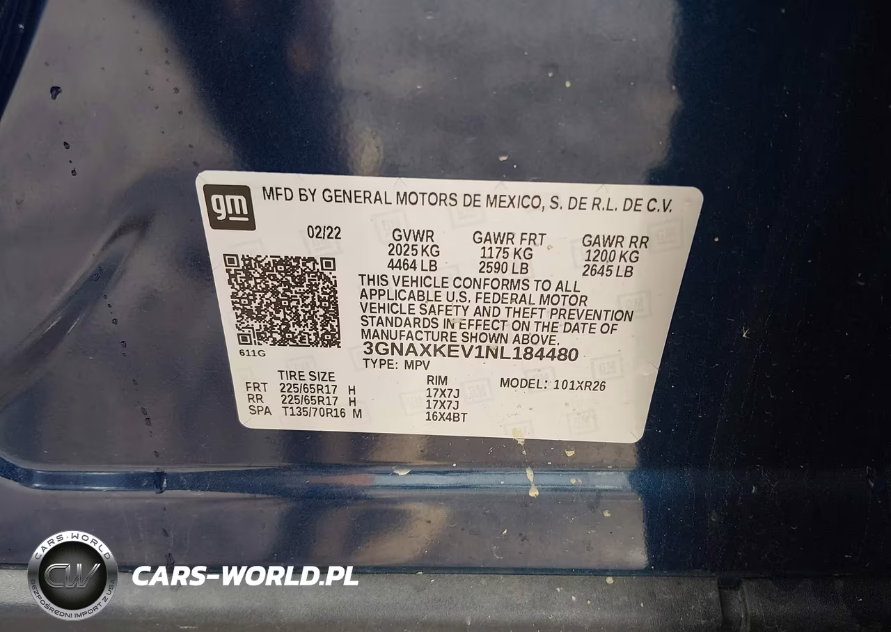 2022 Chevrolet Equinox Fwd Lt VIN:3GNAXKEV1NL184480 - 9