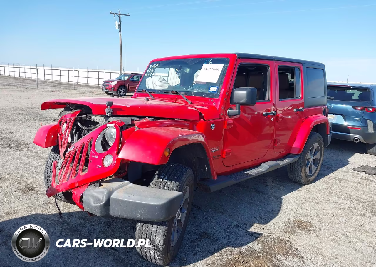 2016 Jeep Wrangler Unlimited Sahara VIN:1C4HJWEGXGL183988 - 2