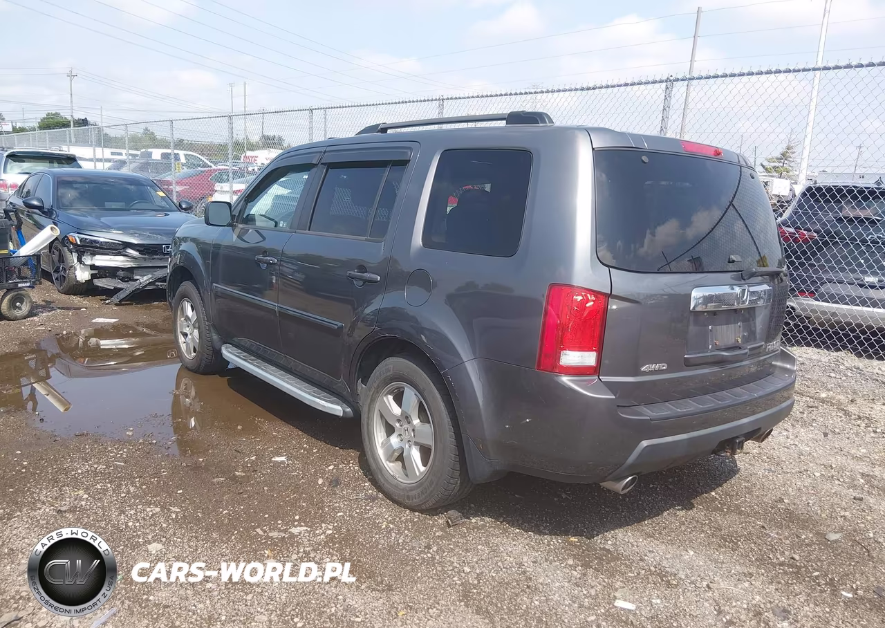 2011 Honda Pilot Ex-L VIN:5FNYF4H53BB049349 - 3