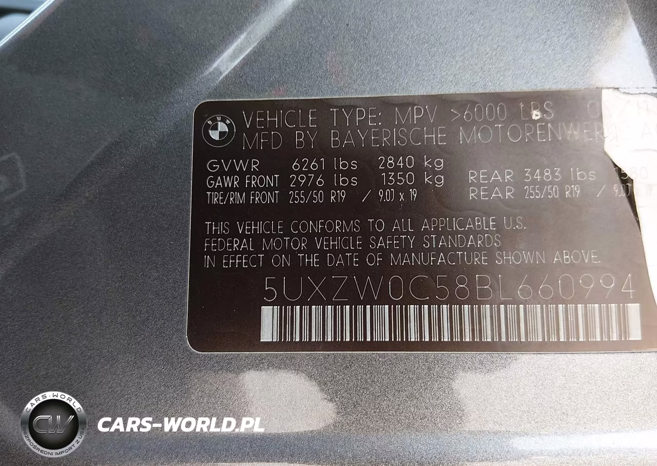 2011 BMW X5 xDrive35D VIN:5UXZW0C58BL660994 - 9