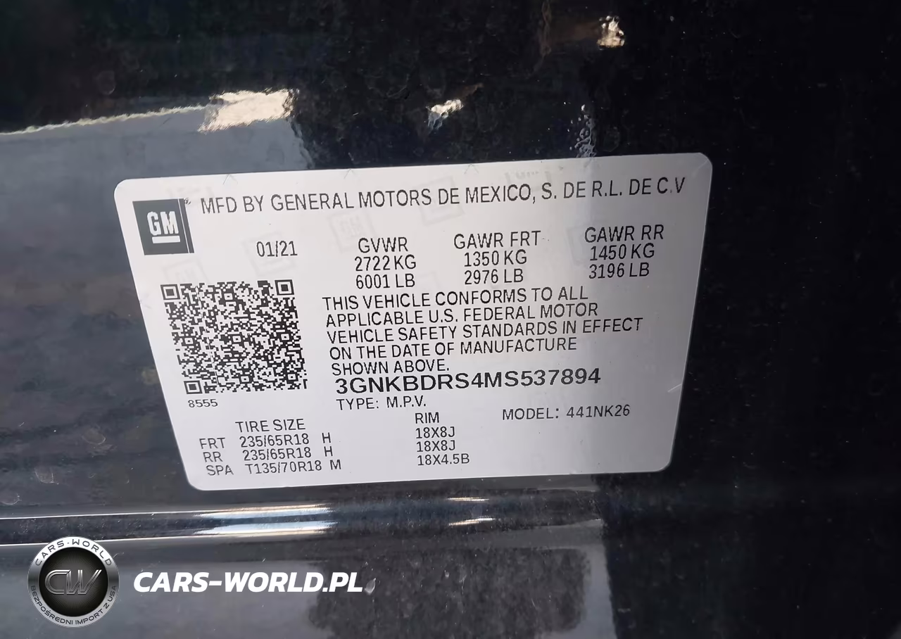 2021 Chevrolet Blazer Fwd 3Lt VIN:3GNKBDRS4MS537894 - 9