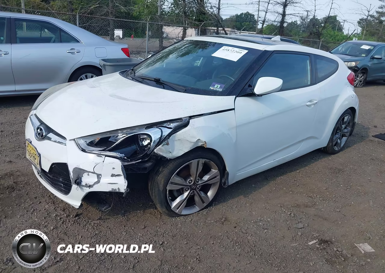 2016 Hyundai Veloster VIN:KMHTC6AD8GU291550 - 2
