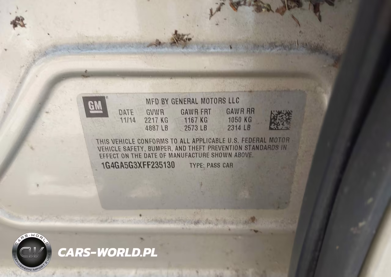 2015 Buick Lacrosse VIN:1G4GA5G3XFF235130 - 9
