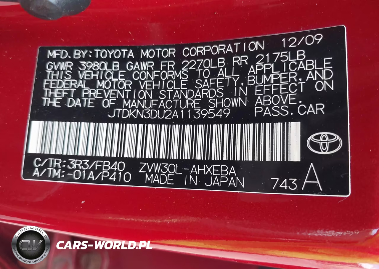 2010 Toyota Prius Ii VIN:JTDKN3DU2A1139549 - 9