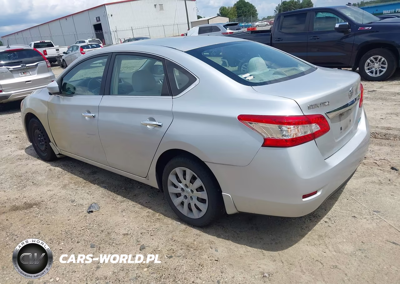 2013 Nissan Sentra Sv VIN:3N1AB7AP7DL719048 - 3