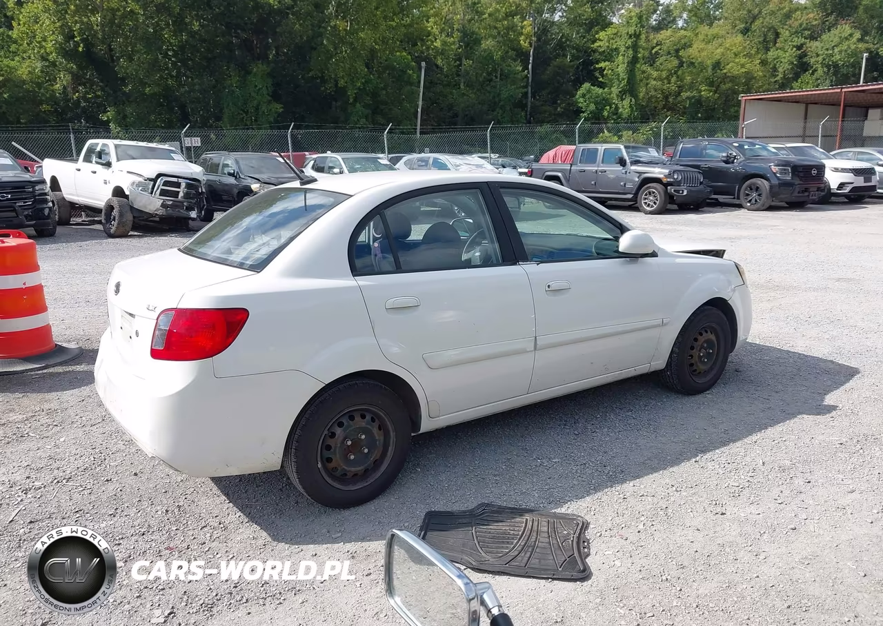 2011 Kia Rio Lx VIN:KNADH4A39B6709047 - 4