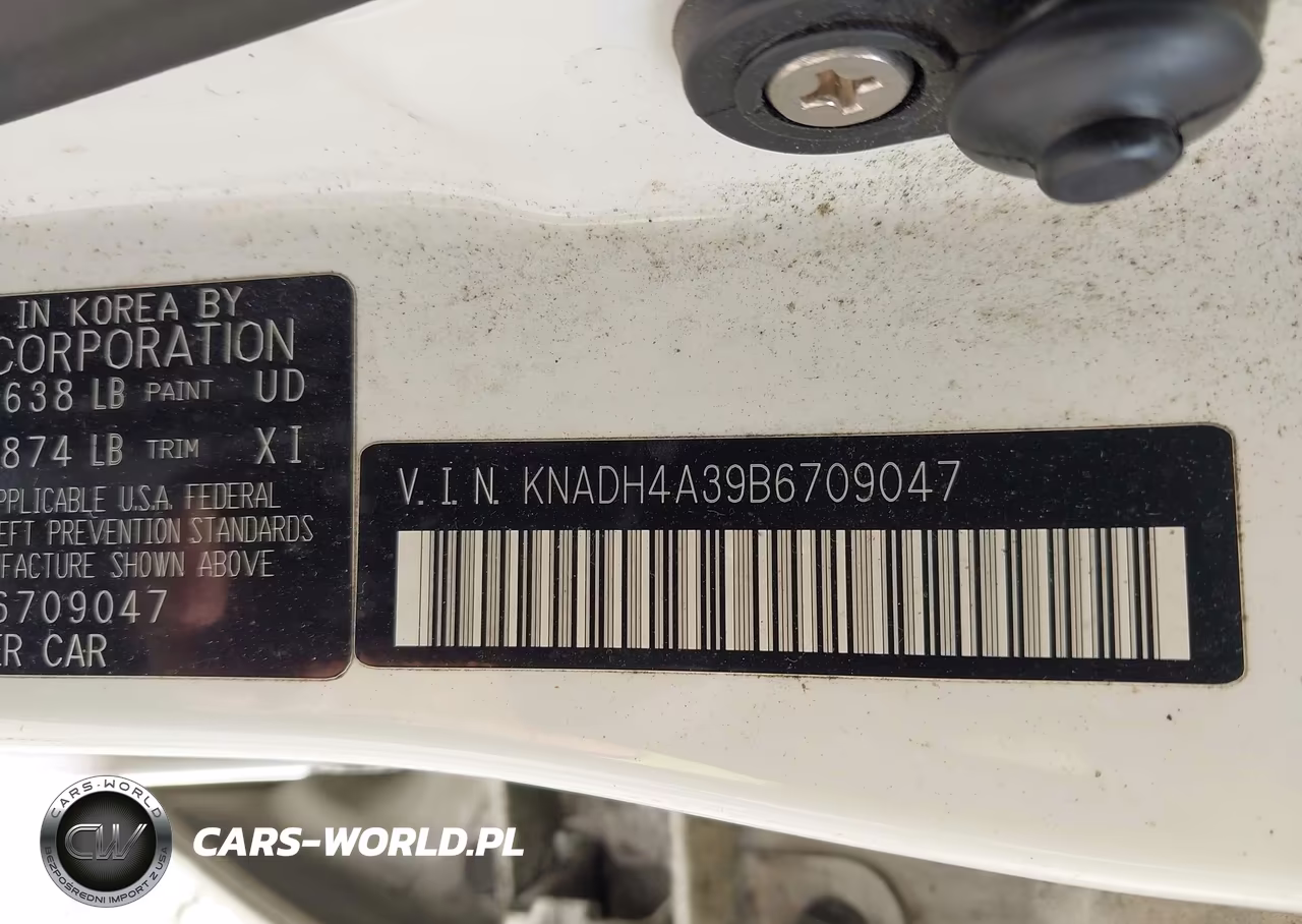 2011 Kia Rio Lx VIN:KNADH4A39B6709047 - 9