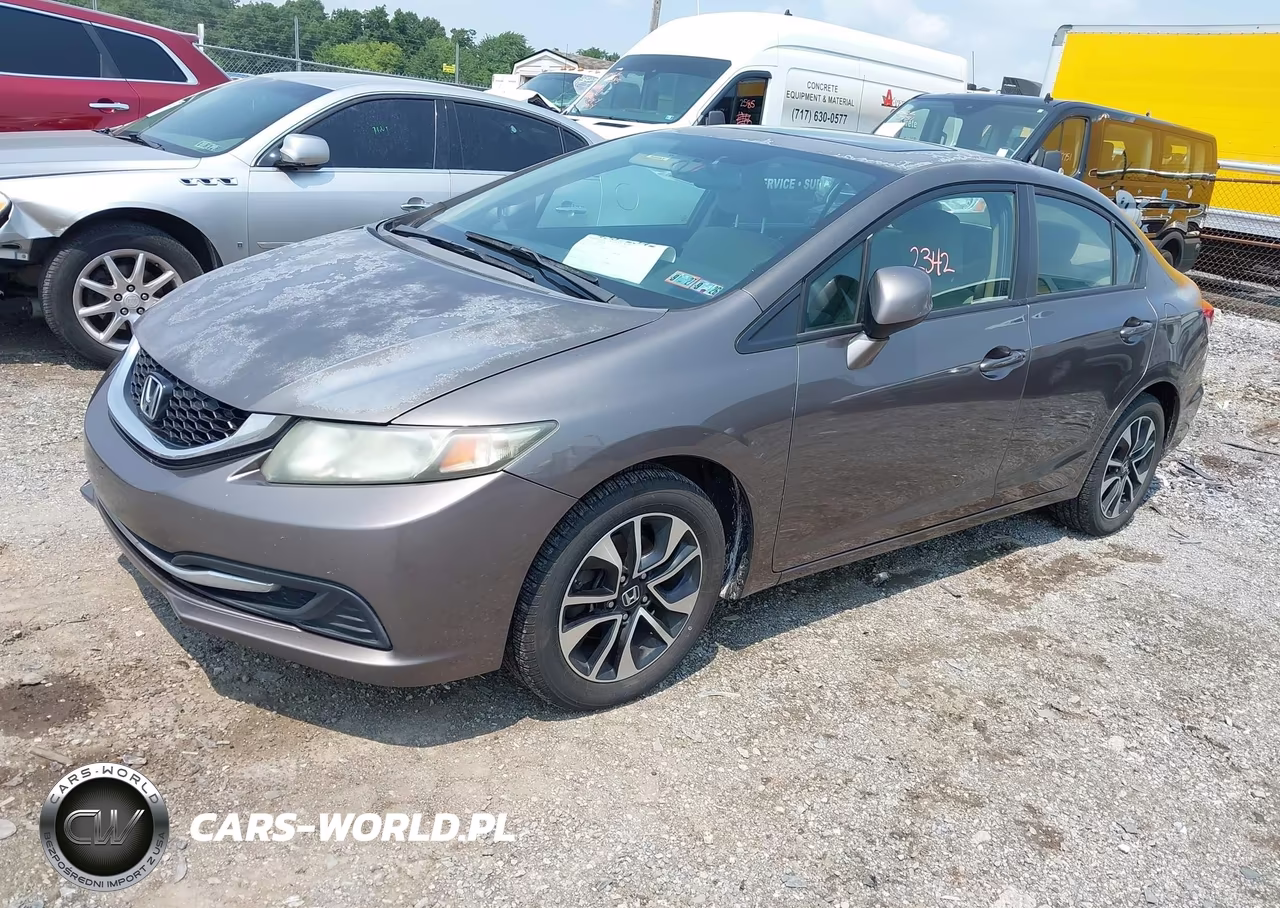 2013 Honda Civic Ex VIN:2HGFB2F80DH542070 - 2