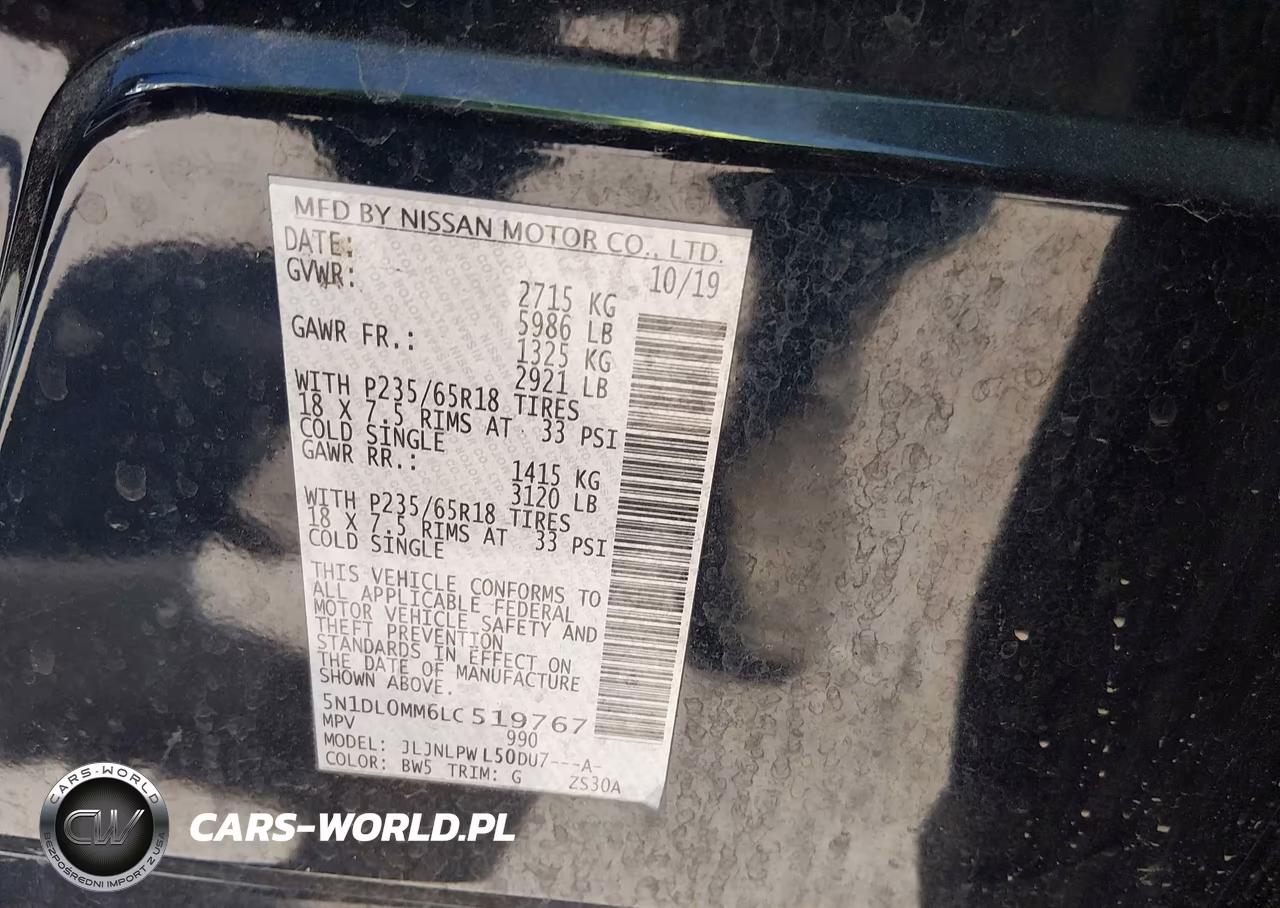 2020 Infiniti Qx60 Pure Awd VIN:5N1DL0MM6LC519767 - 9