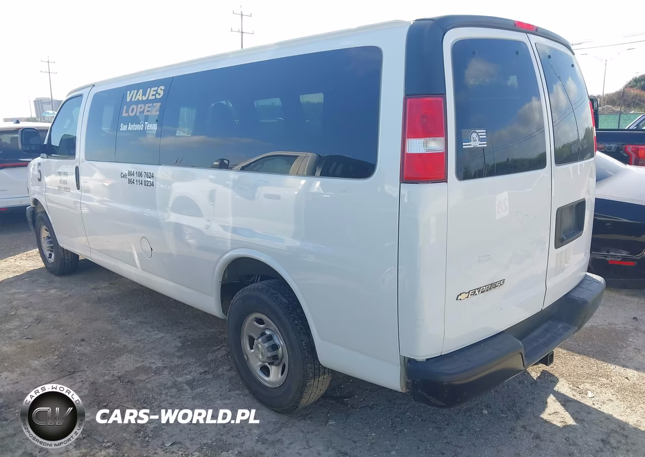 2021 Chevrolet Express Passenger Rwd 3500 Extended Wheelbase Ls VIN:1GAZGNFP9M1237101 - 3