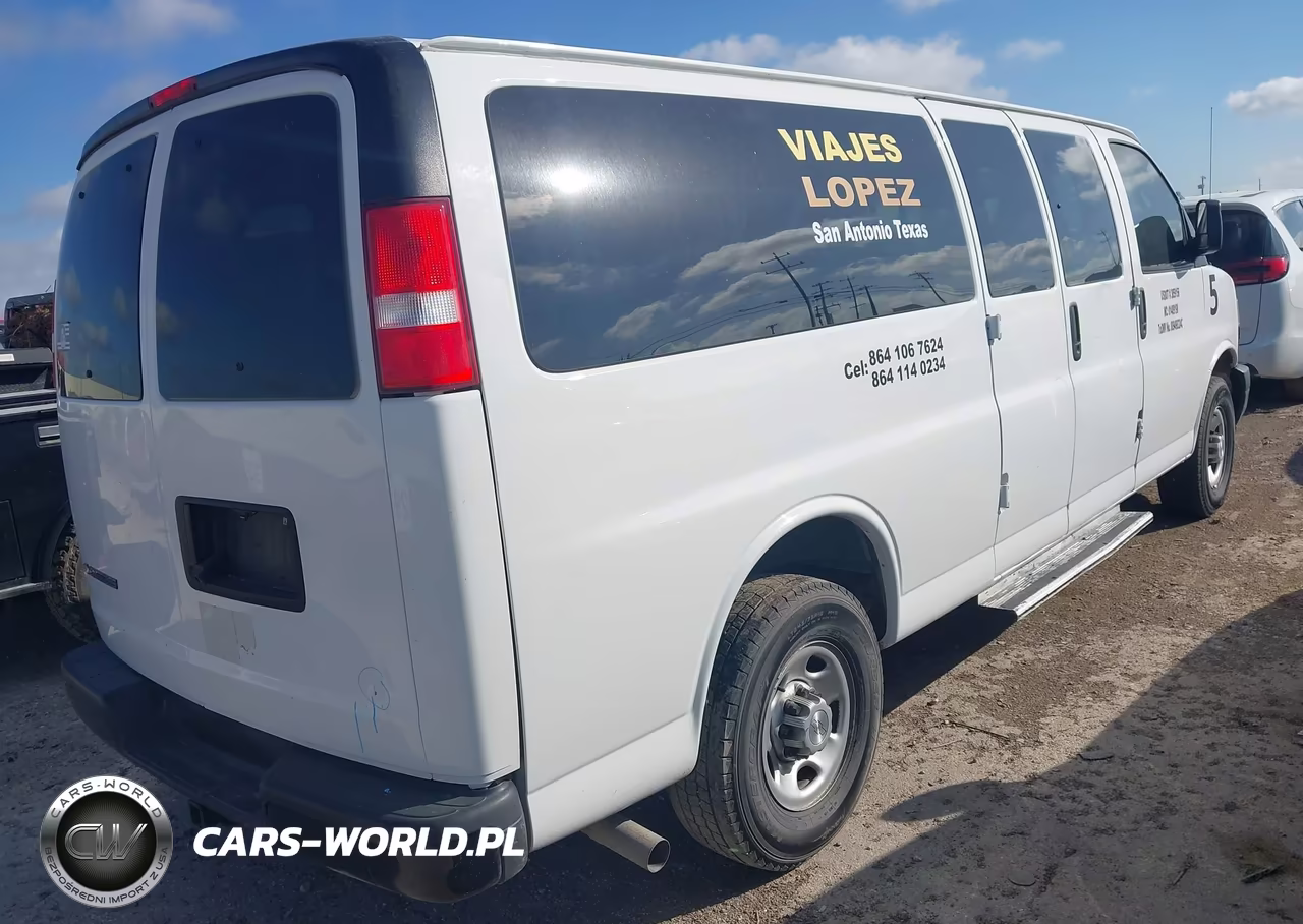 2021 Chevrolet Express Passenger Rwd 3500 Extended Wheelbase Ls VIN:1GAZGNFP9M1237101 - 4
