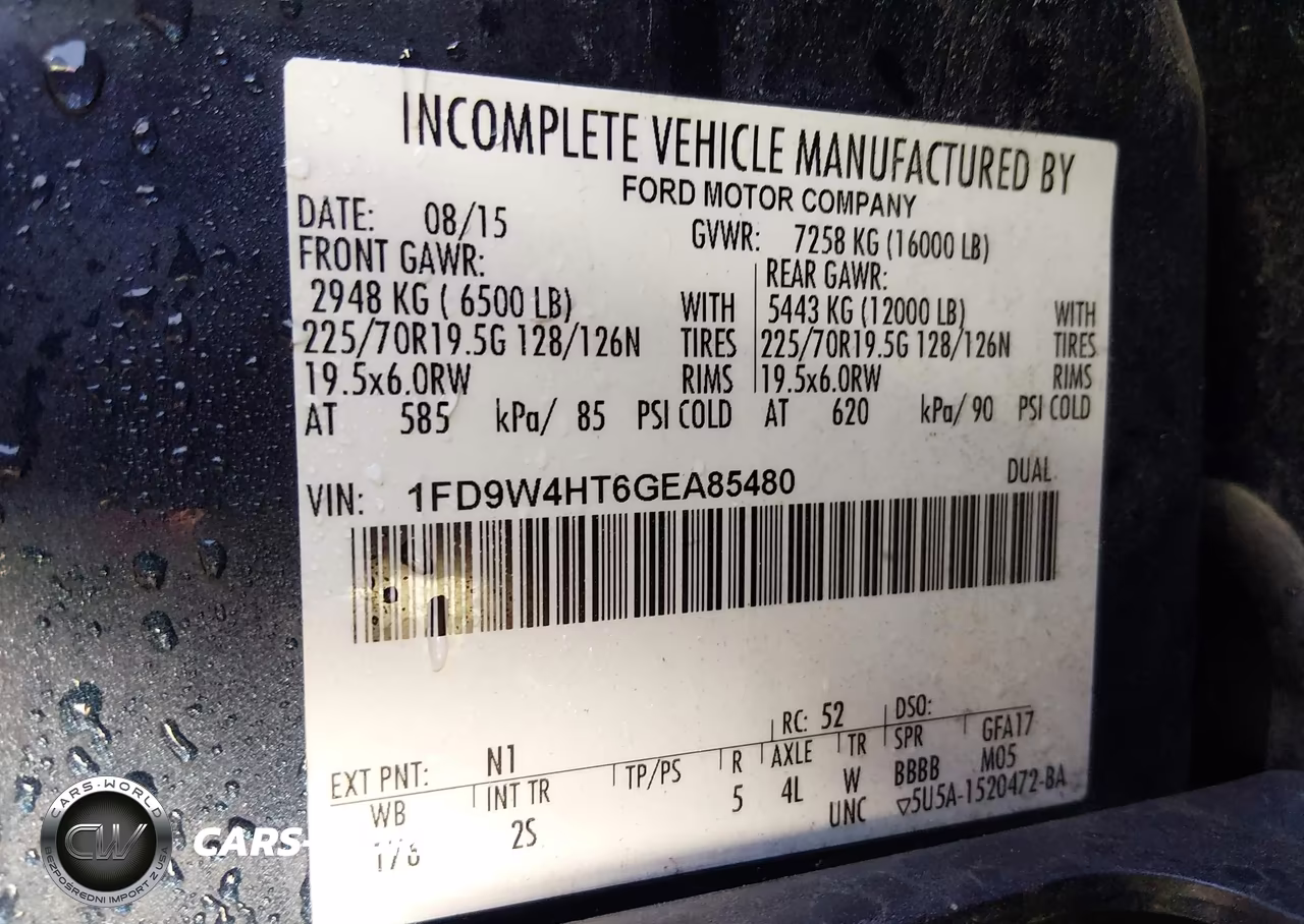 2016 Ford F-450 Chassis Xl VIN:1FD9W4HT6GEA85480 - 9