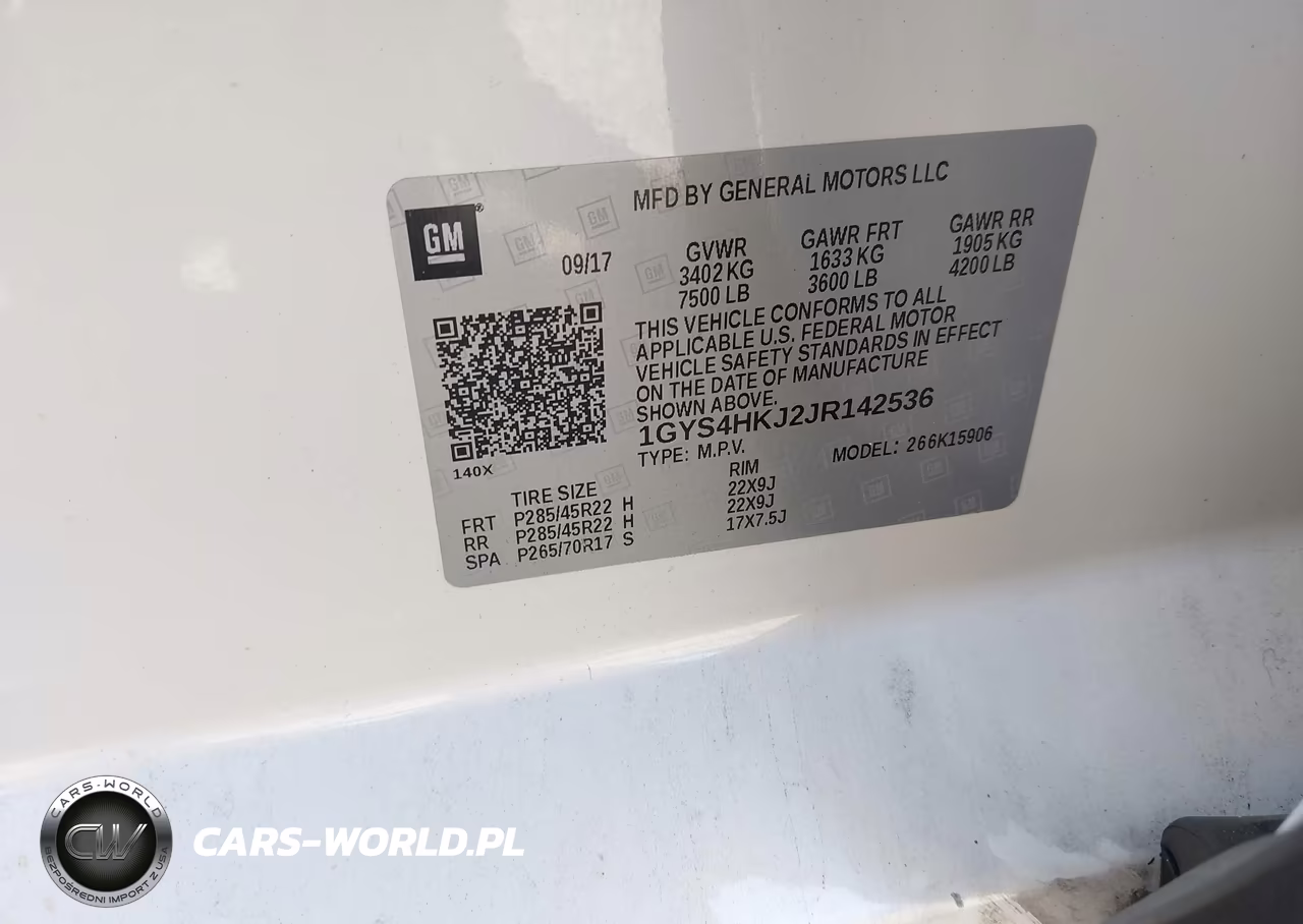 2018 Cadillac Escalade Esv Luxury VIN:1GYS4HKJ2JR142536 - 9