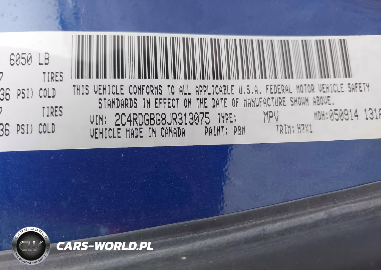 2018 Dodge Grand Caravan Se VIN:2C4RDGBG8JR313075 - 9