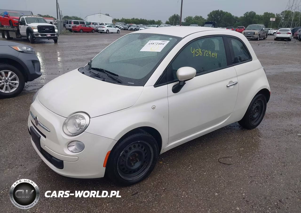2012 Fiat 500 Pop VIN:3C3CFFARXCT171605 - 2