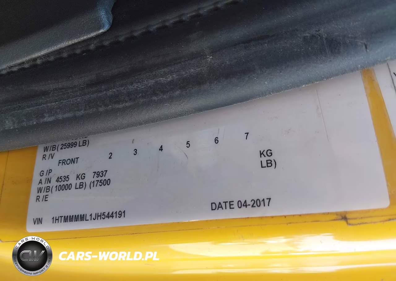 2018 International Durastar 4300 VIN:1HTMMMML1JH544191 - 8
