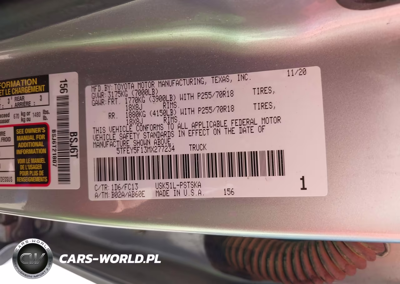 2021 Toyota Tundra Sr5 VIN:5TFEY5F13MX277234 - 9