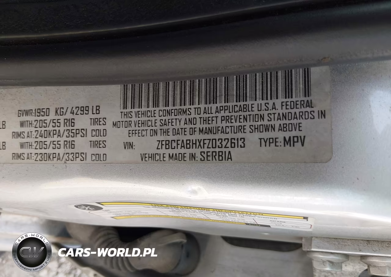 2015 Fiat 500L Easy VIN:ZFBCFABHXFZ032613 - 9