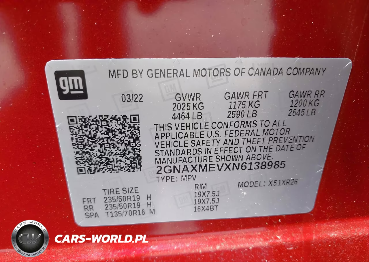 2022 Chevrolet Equinox Fwd Rs VIN:2GNAXMEVXN6138985 - 9
