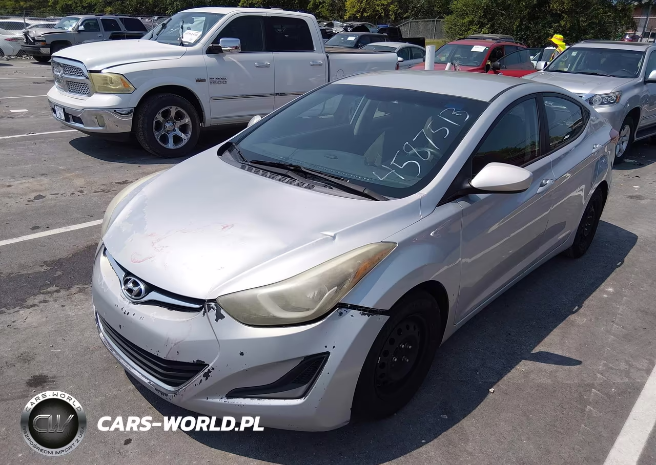 2016 Hyundai Elantra Se VIN:5NPDH4AE4GH751689 - 2