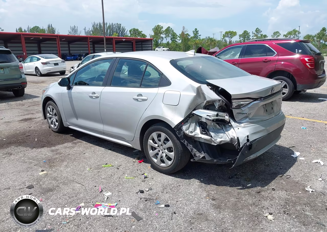 2022 Toyota Corolla Le VIN:5YFEPMAE3NP293540 - 3