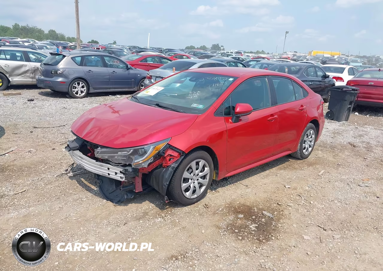 2021 Toyota Corolla Le VIN:5YFEPMAE4MP235872 - 2