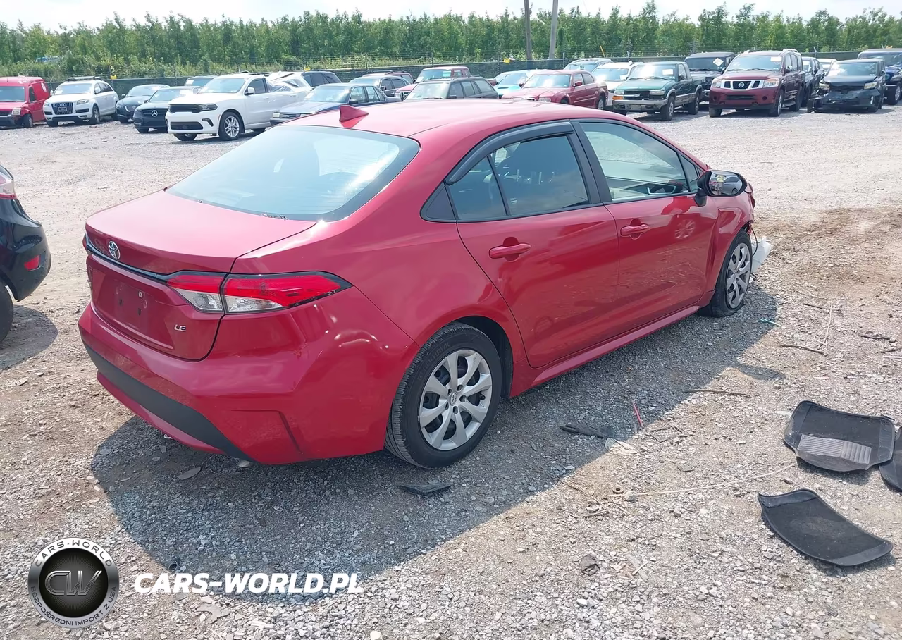 2021 Toyota Corolla Le VIN:5YFEPMAE4MP235872 - 4
