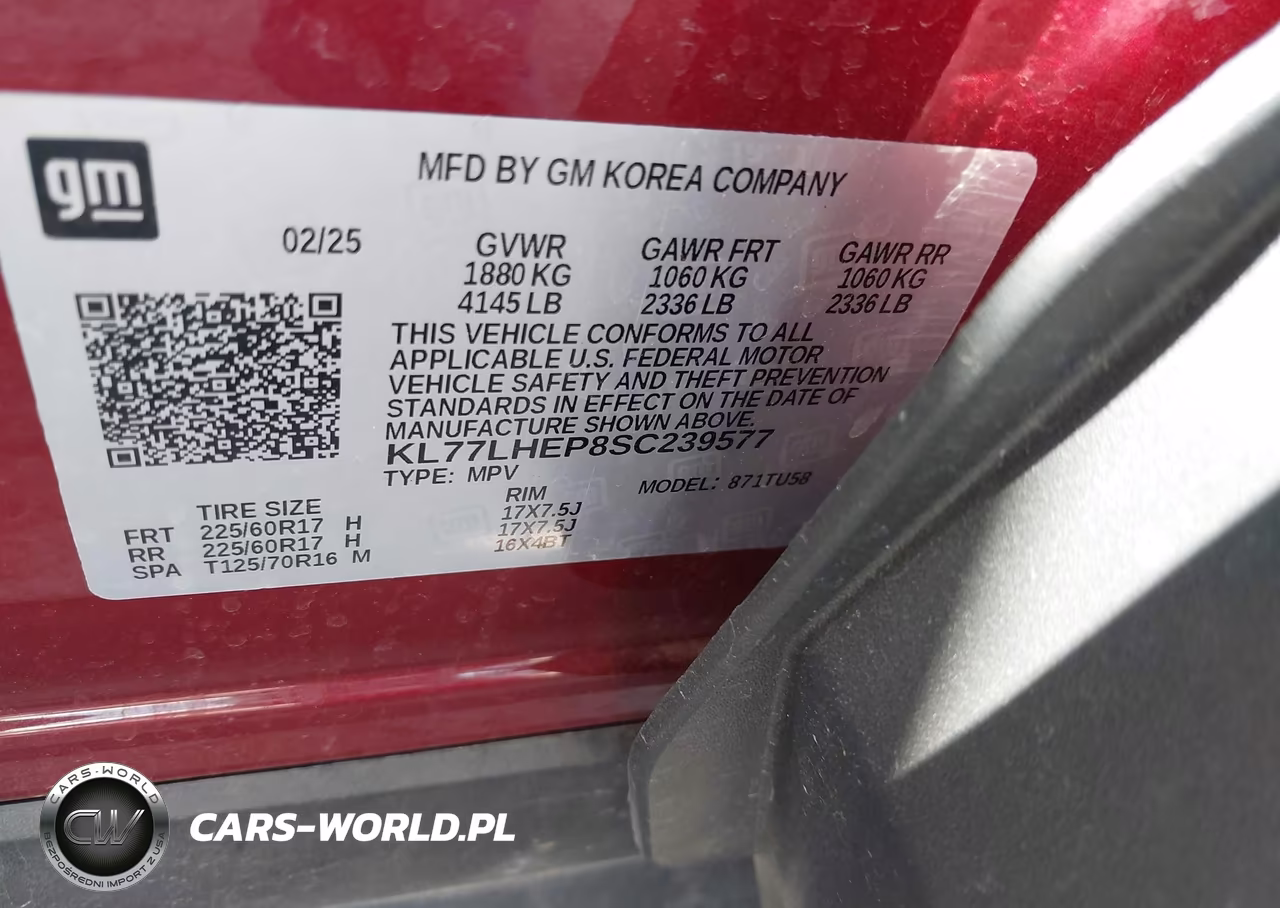 2025 Chevrolet Trax Fwd Lt VIN:KL77LHEP8SC239577 - 9