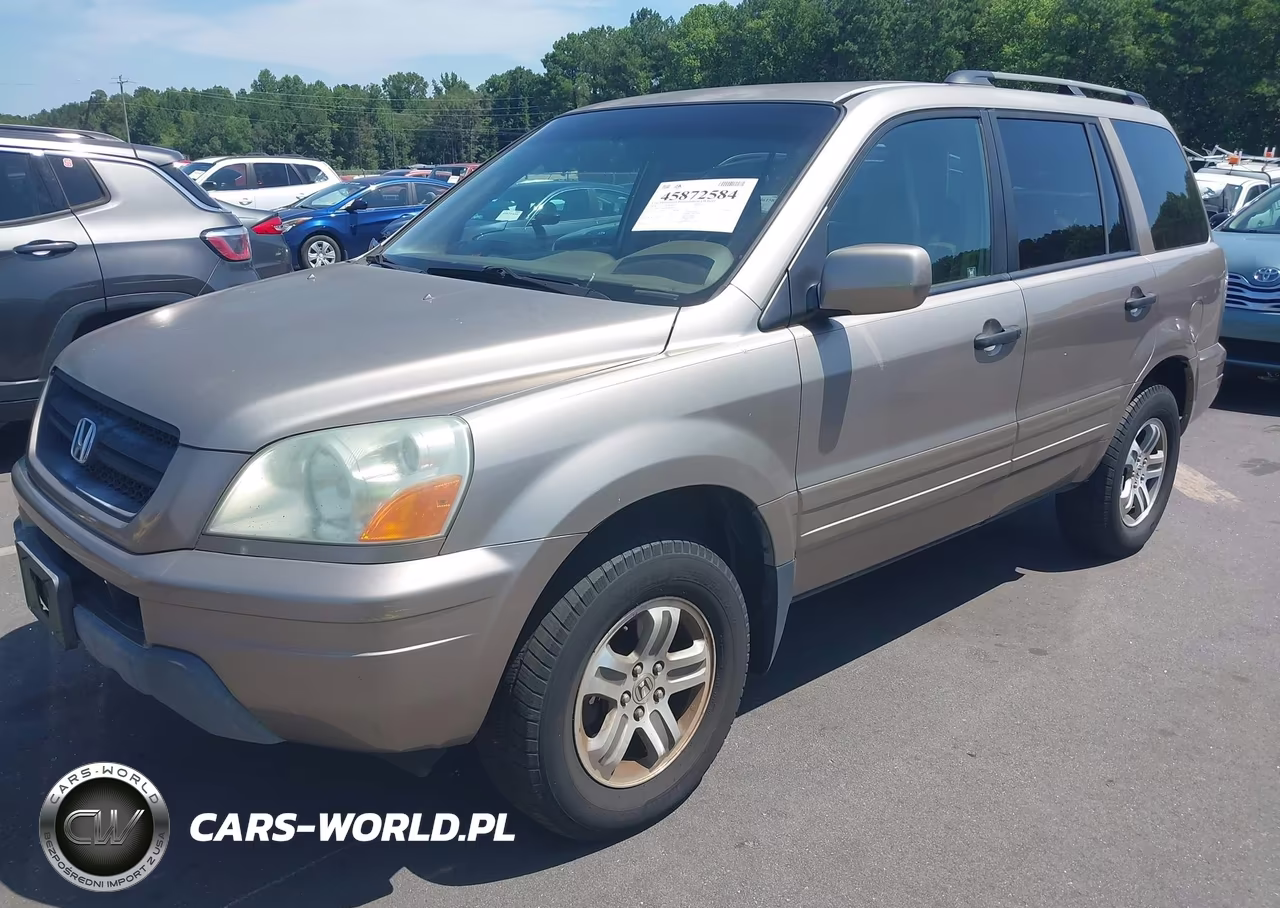 2004 Honda Pilot Ex-L VIN:2HKYF18624H508480 - 2